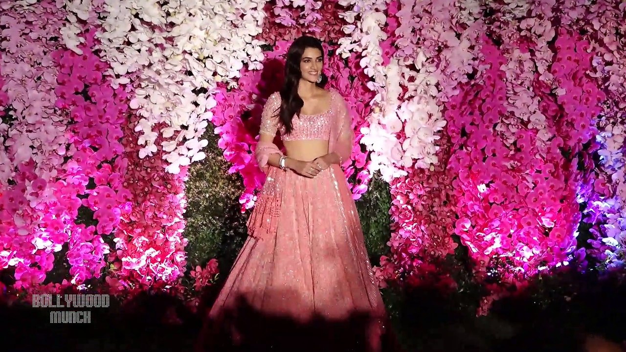 Kirti Sanon, Gautam Singhania, Nawaz Modi Singhaniai At Akash Ambani & Shloka Ambani's Grand Reception Party