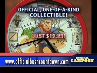The Official Bush Countdown Clock: National Lampoon