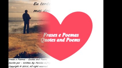Eu tentei te esquecer da minha vida... [Frases e Poemas]