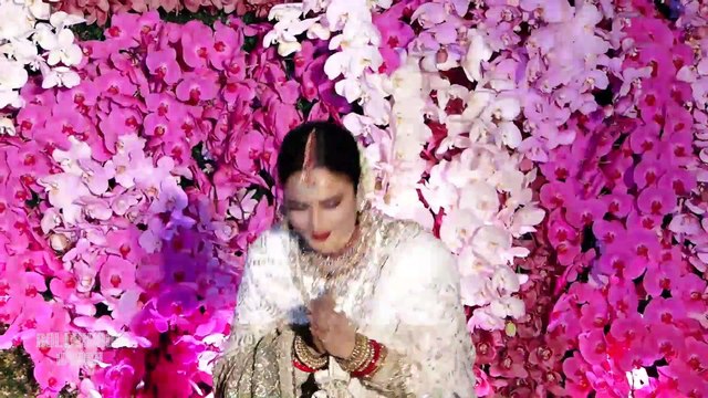 Rekha Akshay Kumar, Anil Ambani, Tina Ambani At Akash Ambani & Shloka Ambani's Grand Reception Party