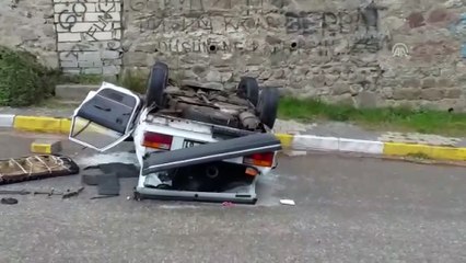 Beykoz'da trafik kazası: 2 yaralı - İSTANBUL