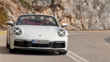 Porsche 911 Carrera S Cabriolet in Carrara White Metallic Driving Video