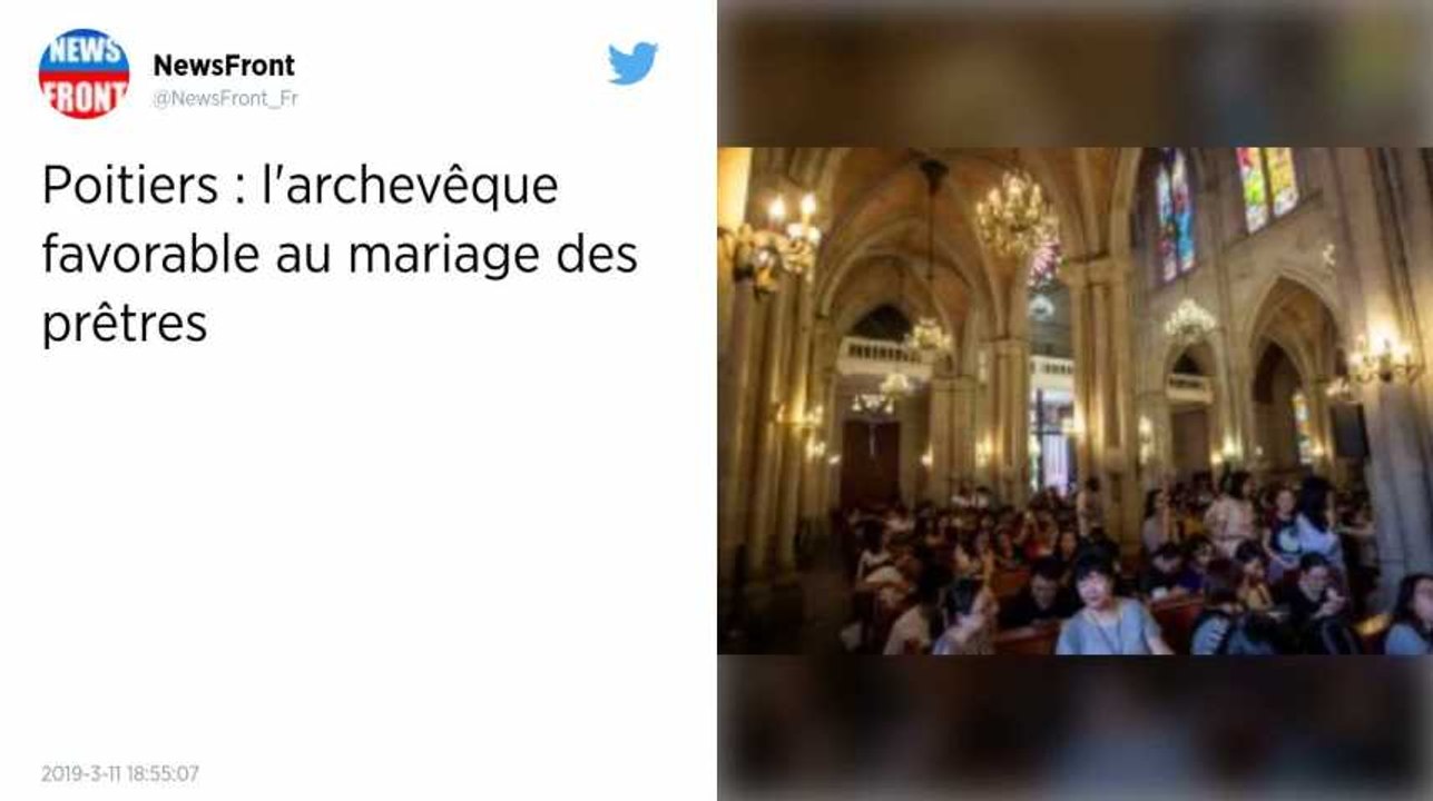 Religion. L’archevêque de Poitiers favorable à l’ordination d’hommes mariés.