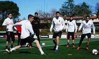 Unica seduta a Milanello