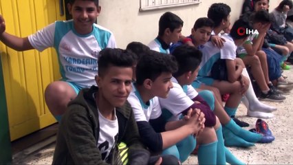 Türk ve Suriyeli çocukların kardeşlik turnuvasında “birliktelik” kazandı