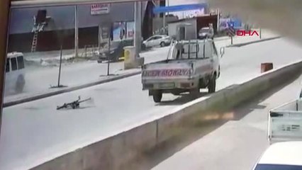 Konya Kaza Anı Güvenlik Kamerasına Yansıdı-2