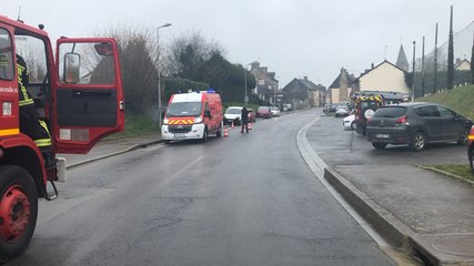 Un lotissement en feu à Bellou-en-Houlme