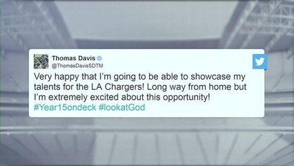 Thomas Davis tweets he's joining the Chargers