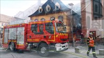 Incendie au centre-ville de Niederbronn-les-Bains