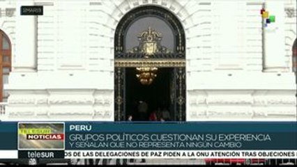 Presidente de Perú juramenta a nuevo gabinete ministerial