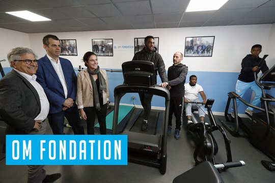 OM Fondation et l'E2C Marseille inaugurent une salle de remise en forme