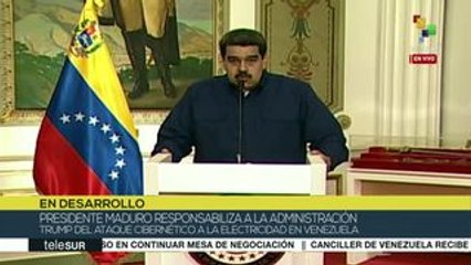 Pdte. Maduro anuncia captura de 2  implicados en sabotaje eléctrico