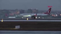 İstanbul THY'nin Uçuştan Kaldırdığı Uçaklardan Biri Atatürk Havalimanı'na İndi