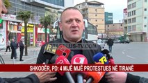 SHKODËR,PD:4 MIJË MIJË PROTESTUES NË TIRANË