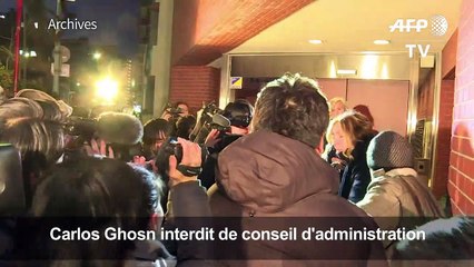 Ghosn interdit d'assister au conseil d'administration de Nissan