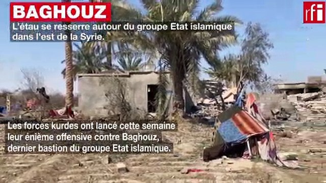 L’étau se resserre autour du groupe Etat Islamique dans l’est de la Syrie.