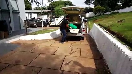 Pé de motociclista morto em colisão na BR-277 foi encontrado após sepultamento