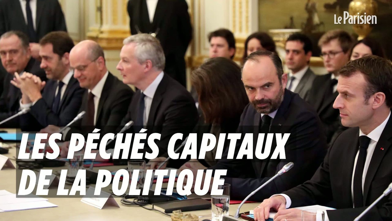 Luxure, avarice, orgueil... Les péchés capitaux de la politique