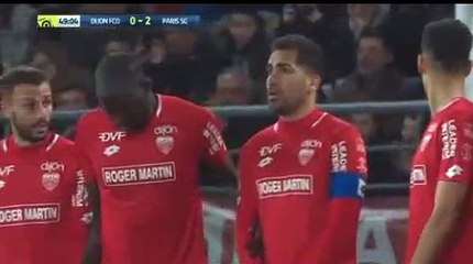 Di Maria amazing free kick goal Dijon vs Psg 0-3
