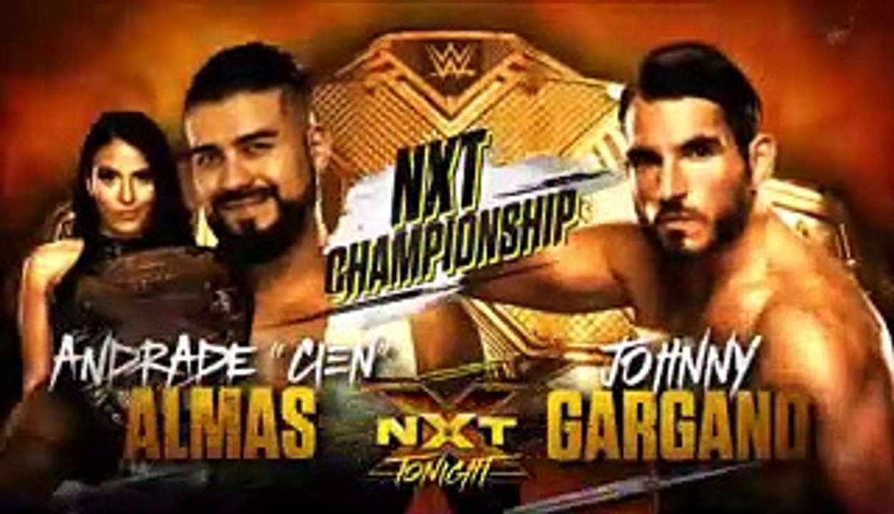 Andrade Cien Almas vs Johnny Gargano