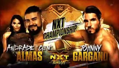 Andrade Cien Almas vs Johnny Gargano