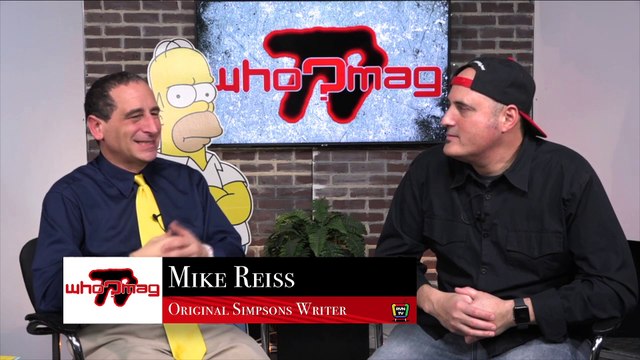 WHO?MAG TV - Mike Reiss on Pulling the Michael Jackson ep of The Simpsons - He may have used our show as some sort of seduction