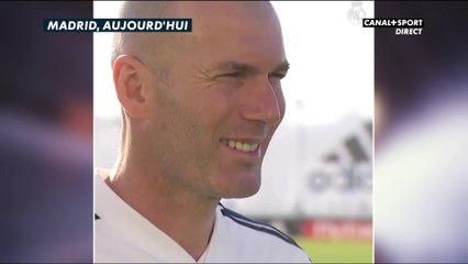 Les premières images du retour de Zidane à Madrid