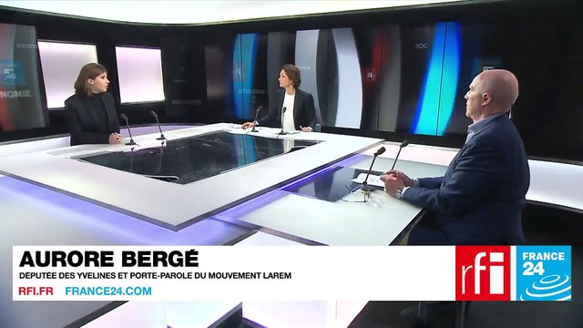 Aurore Bergé, députée des Yvelines et porte-parole du mouvement LaREM