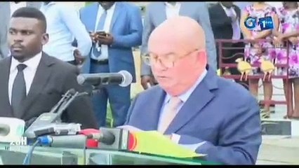 RTG - Installation du maire de la commune d’ Akanda Gregory Laccruche Allianga