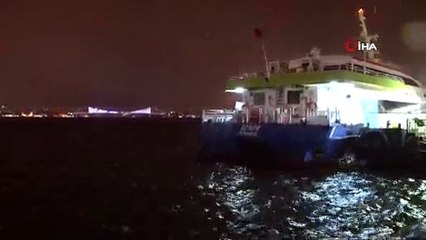 Deniz ulaşımına fırtına engeli... İDO ve BUDO seferleri iptal edildi