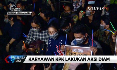 Aksi Diam 700 Detik Pegawai KPK untuk Peringati 700 Hari Teror Novel Baswedan