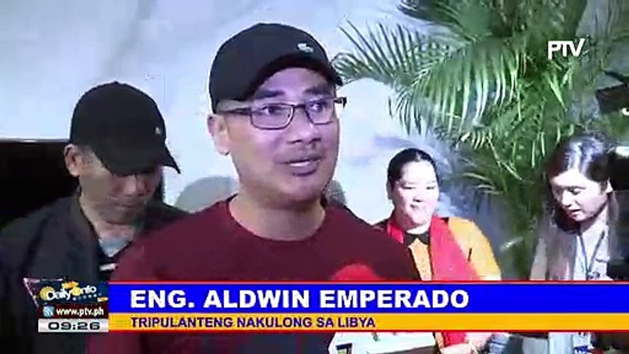 7 pinoy seafarers na pinalaya sa Libya, dumatin...