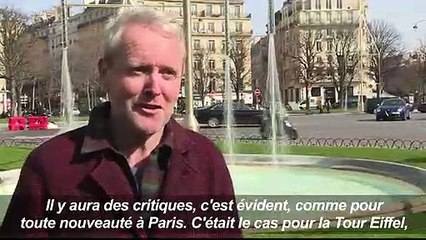 Six nouvelles fontaines au pied des Champs-Elysées