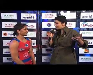 PWL 3 Day 3_ Vinesh Phogat speaks over victory against Niramala Devi at Pro Wres