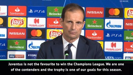 Download Video: Juventus are a contender, not favourites, for Champions League - Allegri