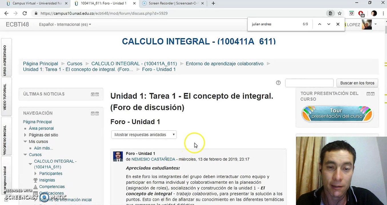 Tipo de ejercicios 3 – Teorema de integración