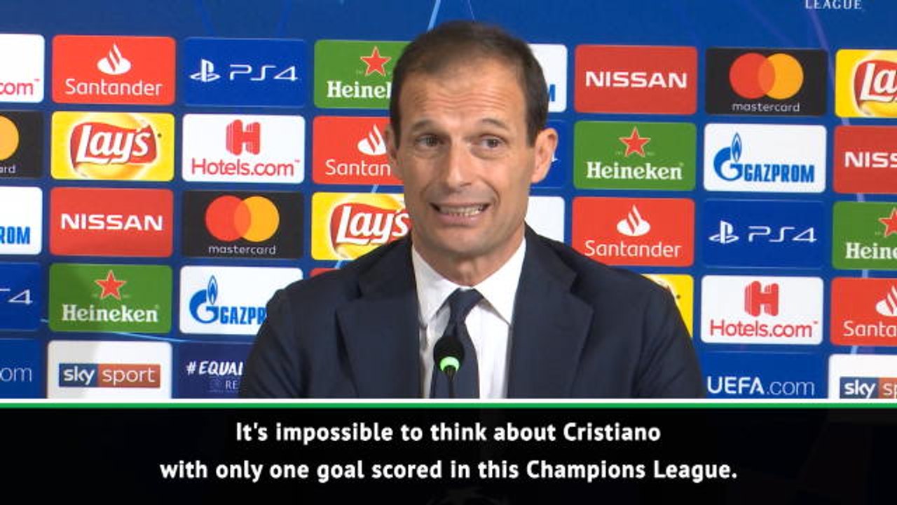 Allegri praises team effort in helping Ronaldo find shooting boots