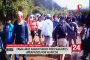 Huánuco: decenas de personas y vehículos varados por caída de huaicos