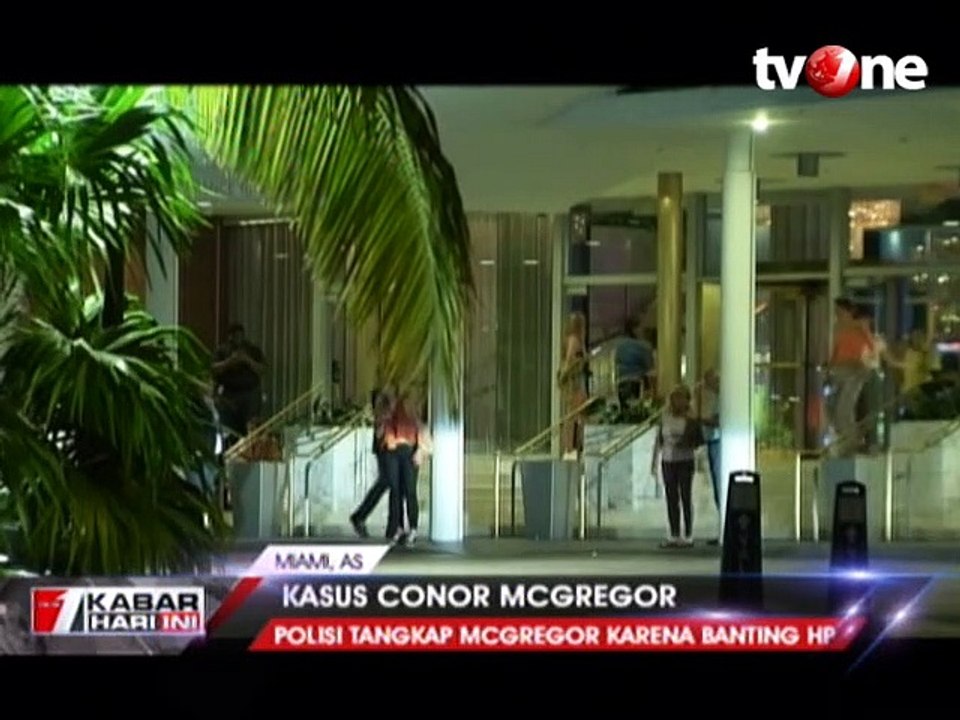 Banting HP Penggemar, McGregor Ditangkap