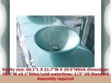 Sliverylake White 60inch Bathroom Vanity Top Double Vessel Sink Vanities 4016