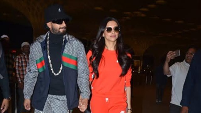Deepika And Ranveer Leave For London To Unveil Wax Statue At Madame Tussauds