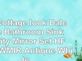 34 Cottage look Daleville Bathroom Sink vanity  Mirror Set  HF081AWMIR Antique