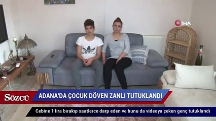 Boks makinesi yerine koyduğu çocuğu döven zanlı tutuklandı