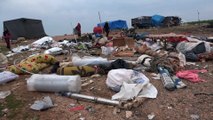 Suriye'de sığınmacı kampına hava saldırısı - İDLİB