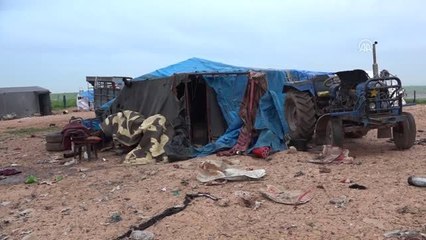 Suriye'de Sığınmacı Kampına Hava Saldırısı