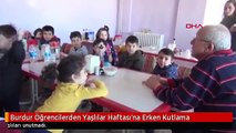 Burdur Öğrencilerden Yaşlılar Haftası'na Erken Kutlama