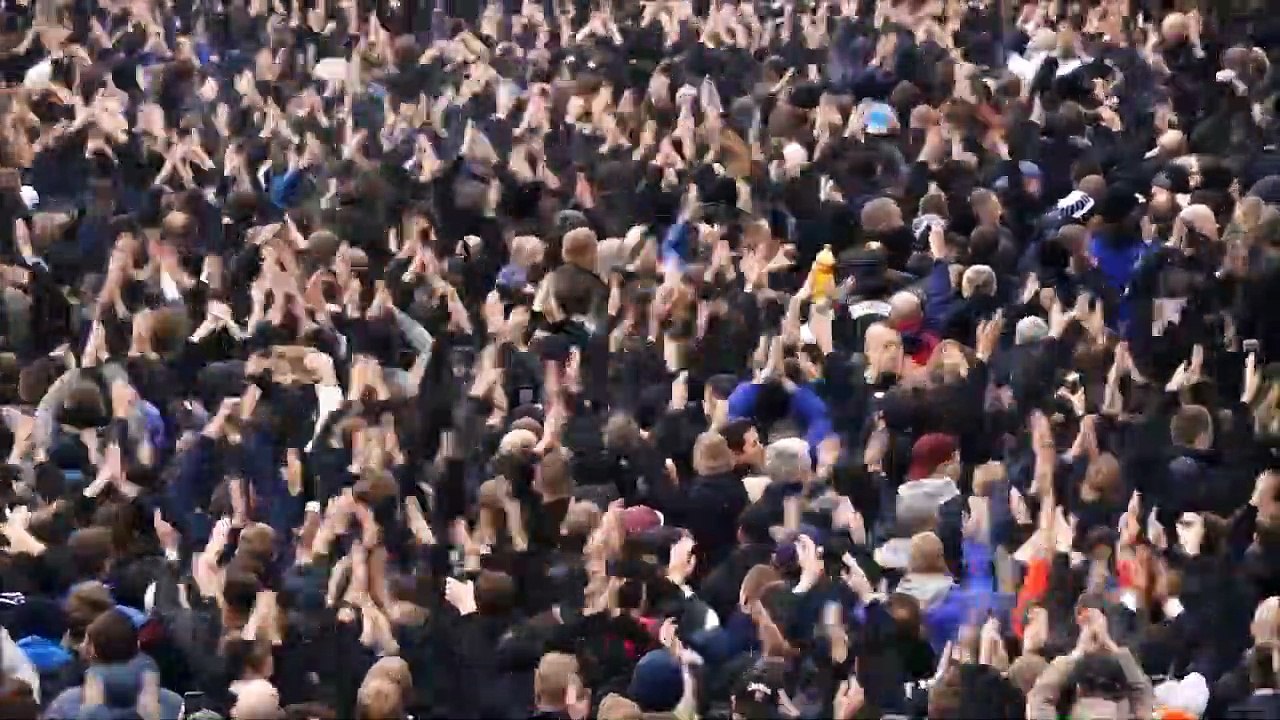 Stadtderby - 3000 HSV-Fans ziehen durch Hamburg