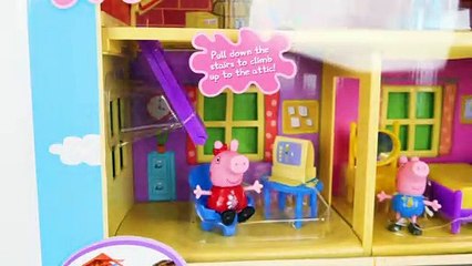 PEPPA PIG gets a new toy House in this Kids Learning Video!