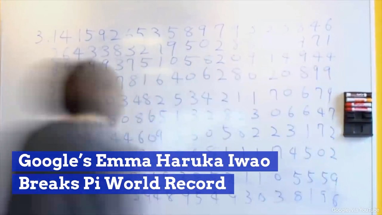 Google Genius Breaks Pi World Record