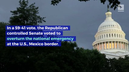 Senate Rejects Trump's Emergency Declaration